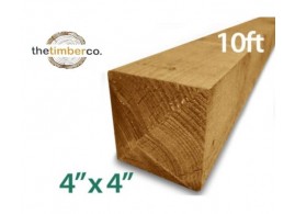 Tanalised Timber Post 10ft x 4" x 4”