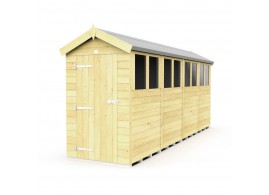 F&F 4ft x 16ft Apex Shed