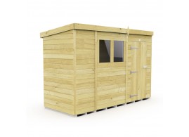 F&F 10ft x 4ft Pent Shed