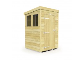 F&F 4ft x 4ft Pent Shed