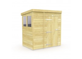 F&F 7ft x 4ft Pent Shed
