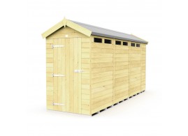 F&F 4ft x 15ft Apex Security Shed