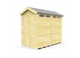 F&F 4ft x 8ft Apex Security Shed