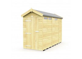 F&F 4ft x 9ft Apex Security Shed