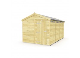 F&F 8ft x 14ft Apex Security Shed