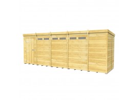 F&F 19ft x 5ft Pent Security Shed