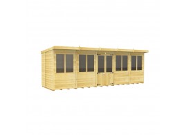 F&F 20ft x 7ft Pent Summer House