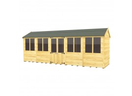 F&F 5ft x 20ft Apex Summer House