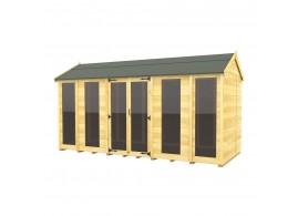 7ft x 14ft Apex Summer House (Full Height Window)