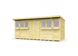F&F 16ft x 5ft Pent Summer Shed
