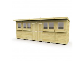 F&F 18ft x 4ft Pent Summer Shed