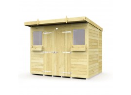F&F 8ft x 5ft Pent Summer Shed