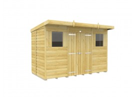 10ft x 5ft Pent Summer Shed Loglap
